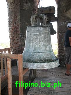 One of the bells of St. Augustine Church, Bantay, Ilocos Norte